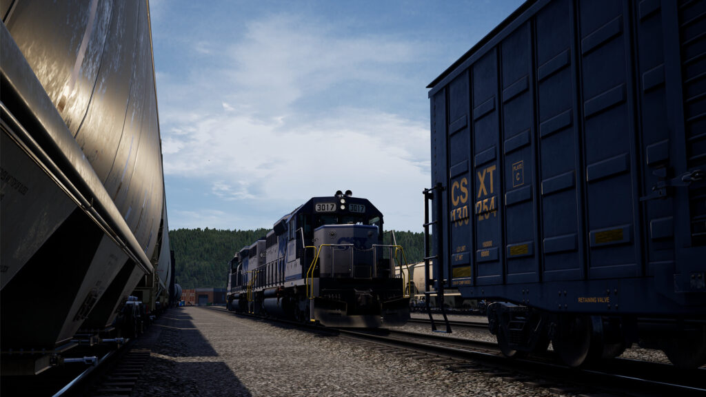 Official Brand Logo of Train Sim World 2 CSX SD40 Overview From Metruvia Simulation