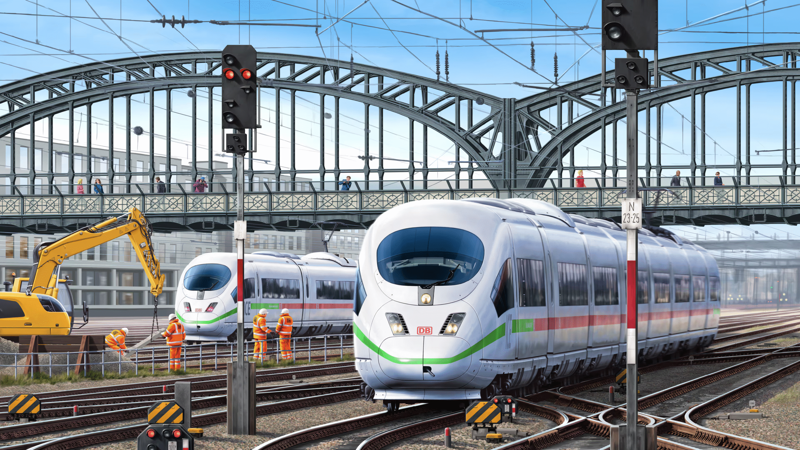 Official Brand Logo of Train Sim World 2 Hauptstrecke München - Augsburg Overview From Metruvia Simulation