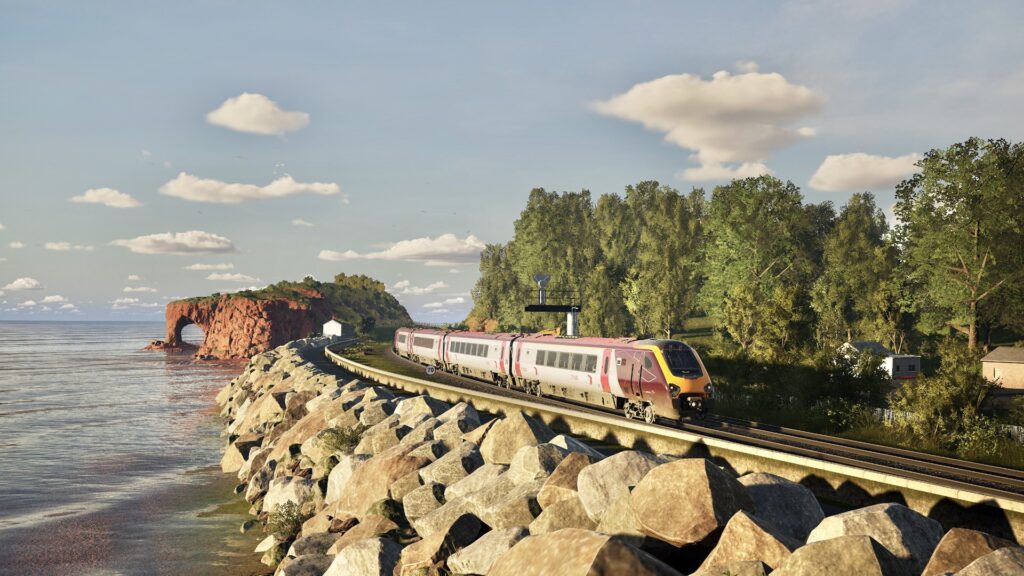 Official Brand Logo of Train Sim World 6 Overview From Metruvia Simulation